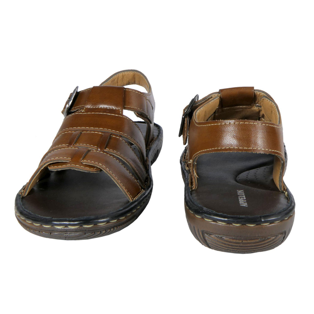 AM PM Men's Daily wear Leather Sandals