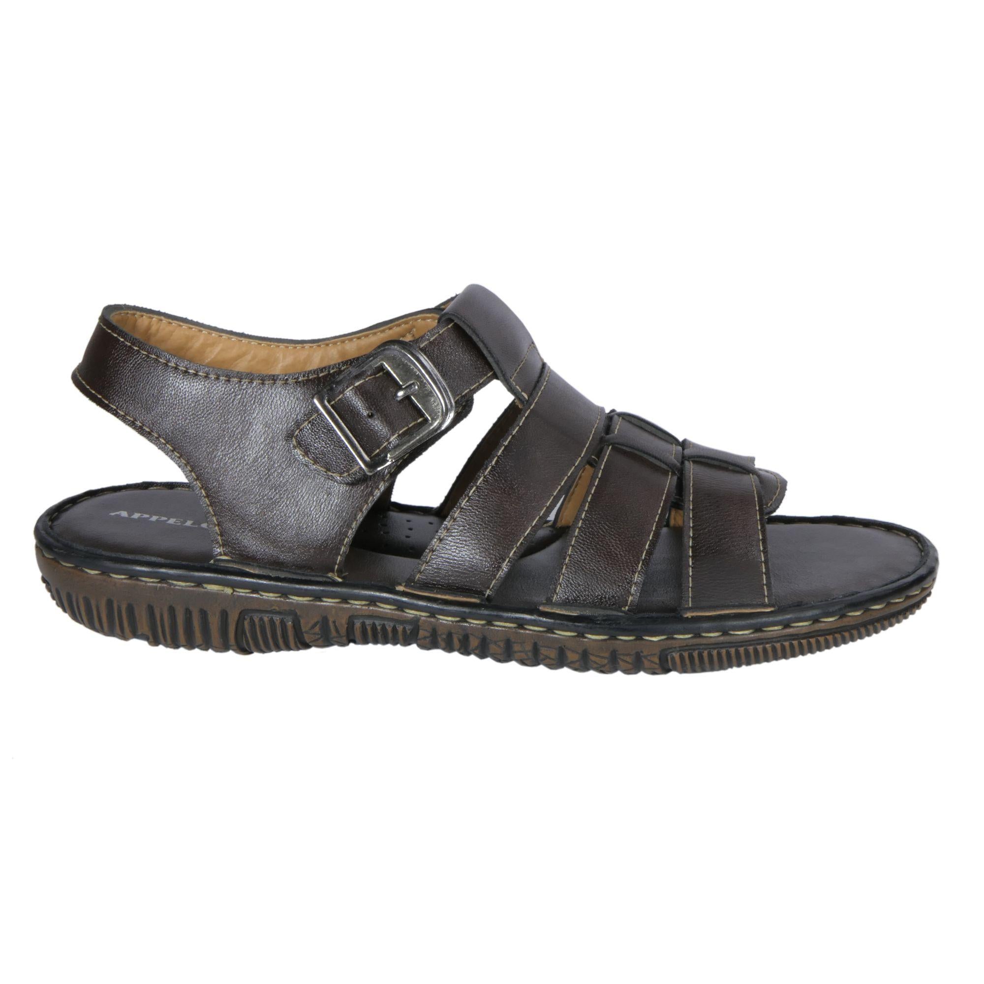 AM PM Men's Daily wear Leather Sandals