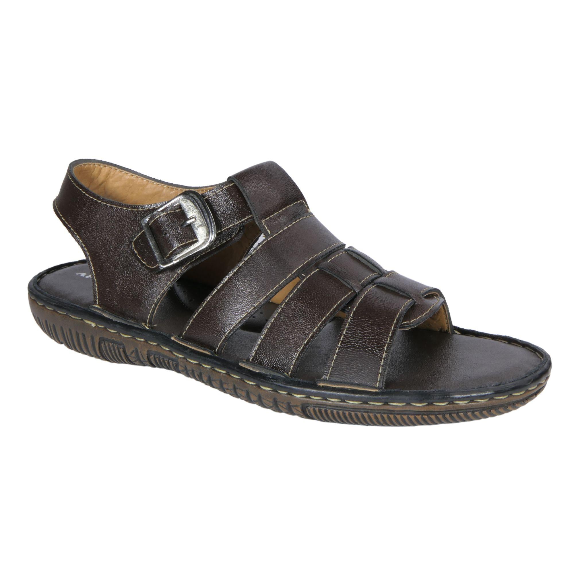 AM PM Men's Daily wear Leather Sandals