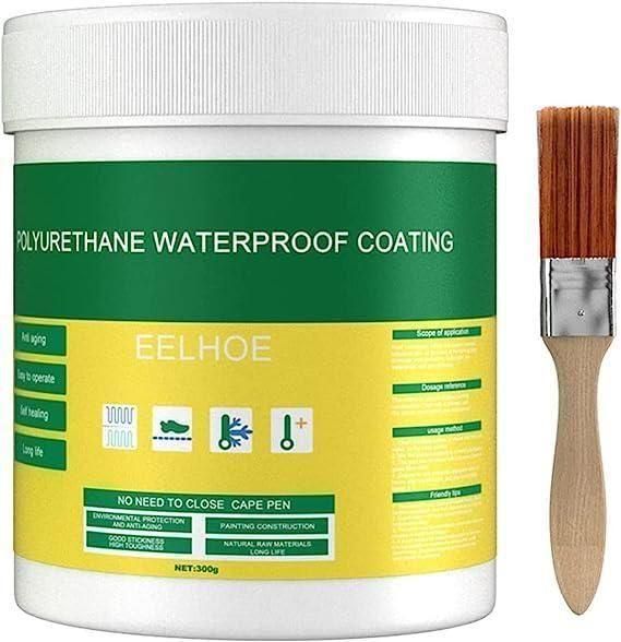 Transparent Waterproof Glue Plus Brush- 300 Gm